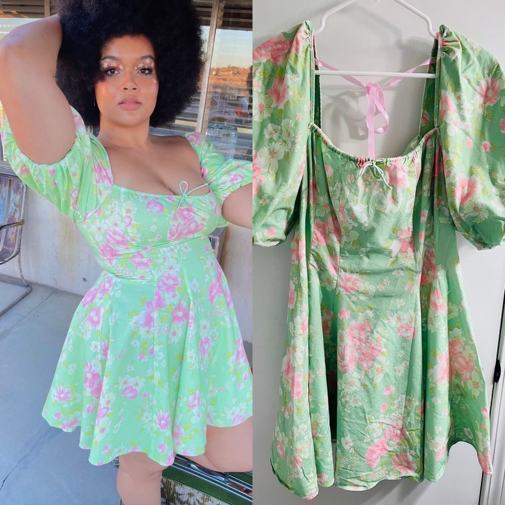 Selkie The Acid Trip Mini Day Dress 1X